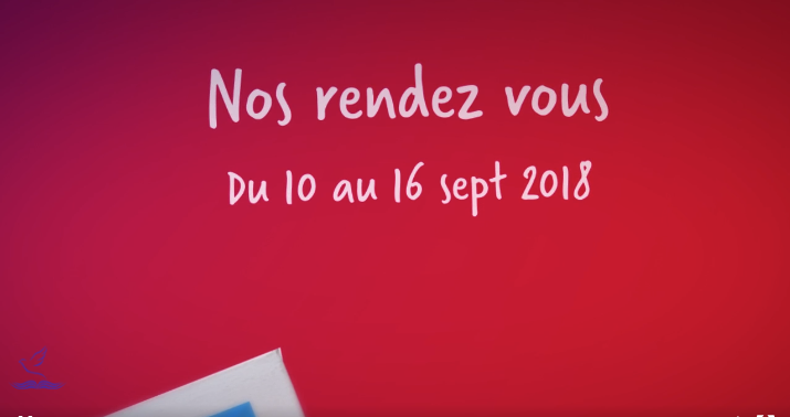 Du 10 au 16 septembre 2018